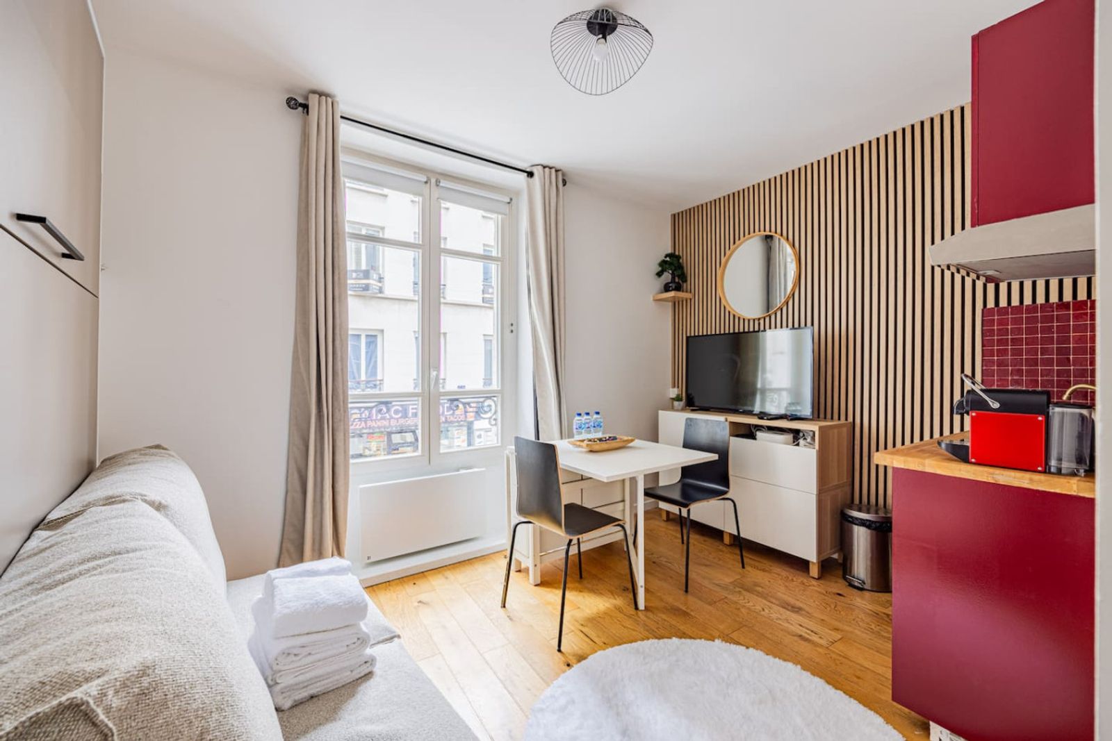 Studio 44 rue Popincourt — vue d'ensemble, Paris 11e